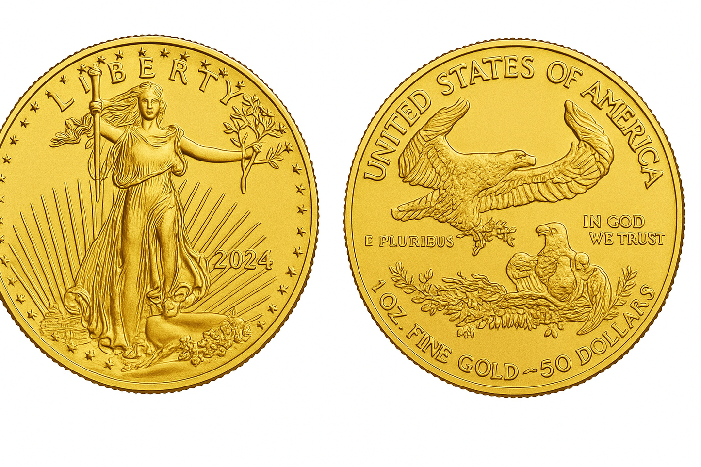 EEUU - Moneda de Oro 50 Dólares Estados Unidos – 1 oz