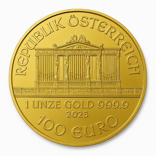 Austria - Moneda de Oro Filarmonica de Viena 2025 - 1 Oz